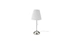 IKEA ARSTID Tischleuchte in weiß; vernickelt; (55cm); A++