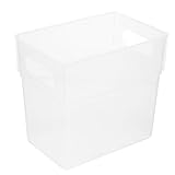 MAGICLULU Durchsichtiger Papierkorb Kleiner Mülleimer Kunststoff-Müllbehälter Eiskübel Blumenarrangement Vase Für Badezimmer Küche Heimbüro