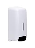 OFFICER PRODUCTS Seifenspender Flüssigseifenspender zur wandmontage Basic/ Wandbefestigung Einzelkopf Manueller/ Desinfektionsgelspender für Badezimmer Toilette, Weiß, 1 L, 22038211-14