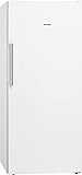 Siemens GS51NAWCV iQ500 Gefrierschrank, 161 x 70 cm, 289 L, noFrost nie wieder abtauen, bigBox Platz für großes Gefriergut, varioZone flexible Glas-und Schubladen, Weiß