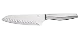 Fissler Essential/Edelstahl-Santokumesser (16,5 cm) große Klinge, mit Kullen, rostfrei, Spülmaschinen-geeignet, Allzweck-Küchenmesser, scharfe Messerklinge