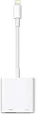 [Apple MFi-zertifiziert] Lightning-auf-HDMI-Adapter für iPhone, digitaler AV-Audio-Dongle, 1080P Synchronisationskabel mit Lightning-Ladeanschluss für iPhone, iPad zu TV/Projektor/Monitor (keine