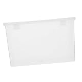 SOLUSTRE Brotkasten Aufbewahrungsbox Transparent Luftdicht Brotkasten Küchentheke Frischhaltebox mit Abdichtung Brottopf für Toast und Gebäck Vielseitiger Frischhaltedose für Küche und