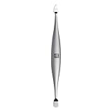 ZWILLING Nagelhautschieber Nagelreiniger Doppelinstrument 2 in 1 für Maniküre und Pediküre, Edelstahl Mattiert, Premium, 125 mm