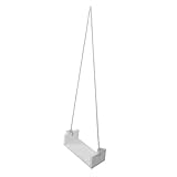 BESPORTBLE Photography Prop Holzschaukel mit Hanfseil Neugeborenen Fotoshooting Requisite Kompakt Sicher und Komfortabel für Meilensteinaufnahmen von Junge Mädchen Jungen und Mädchen