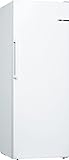 Bosch Hausgeräte GSN29VWEP Serie 4 Gefrierschrank, 161 x 60 cm, 200 L, NoFrost nie wieder abtauen, BigBox Platz für großes Gefriergut, FreshSense für konstante Innentemperatur, Weiß