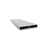 NPQRKJYH 10x70mm dickes 1mm rechteckiges Aluminiumrohrprofil 6063 Aluminium-Vierkantrohr-Aluminiumprofil zur Dekoration(500mm)