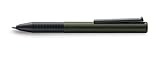 Lamy 1236531 tipo Al/K Tintenroller 339 – Rollpen aus Aluminium in der Farbe grün eloxiert mit integrierter Clip-/Drücker-Mechanik – Tintenrollermine M 66 schwarz – Strichbreite M