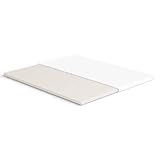 Meisterschlaf Visco Topper 160x200 cm – Weich & Wärmend – Memory Foam RG 50 – Oeko-TEX® Standard 100 – Bezug waschbar 60 °C – Matratzenauflage für Boxspringbett, Sofa & Bett – Made in Germany