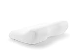 TEMPUR Millennium Kopfkissen Memory Foam, ergonomisches Nackenstützkissen für Rücken- und Seitenschläfer, Liegefühl fest, L (54 x 32 x 12.5/7 cm), Weiß