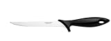 Fiskars Filetiermesser mit flexibler Klinge, Essential, Gesamtlänge: 30 cm, Edelstahl / PP-Kunststoff, Schwarz, 1065567