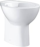 Grohe Stand-Tiefspül-WC BAU Keramik 39431 spülrandlos Abg. senkr. alpinweiß, 39431000