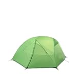 DUOCAI Ultraleichtes Zelt for 2 Personen, wasserdichtes Strandzelt, Touristenzelt, Wanderzelt, Angelzelt, Outdoor-Campingzelt(210T-Dark Green)