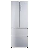 Haier French Door Kühl-Gefrierkombination 70 cm Breite I 446 L French Door Kühlschrank, freistehend I Doppeltür Kühlschrank mit Gefrierfach, No Frost I LED, Touch-Display I FD 70 SERIE 5 HFR5719ENMG