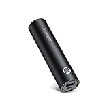 Mini Powerbank USB C 5000mAh Kompakter Slim Externer Akku mit 2.4A Output Kleines Tragbares Ladegerät für iPhone, Huawei, Samsung, Xiaomi und Andere Smartphones-Schwarz