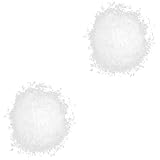 ABOOFAN 2 Stück 2 Kunstschnee Schneemann- Schneespray Gefälschtes Schneepulver Schneefräse Schneeflocken-Ornamente Schneeball Künstlicher Schnee Fake Snow Decoration Weiß Acrylsäure