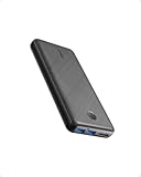 Anker portables Ladegerät, 325 Power Bank (PowerCore Essential 20K), 20.000mAh Akkupack mit PowerIQ-Technologie, USB-C-Eingang und -Ausgang für iPhone 15 Modelle, Galaxy S23, AirPods, und mehr