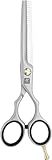 ZWILLING Effilierschere (Friseur Modellierschere zum Verdünnen der Haare, Scharfe Zweiseitige Zahnung), Premium, Silber, 140 mm