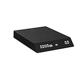 TIMEMORE Black Mirror Nano Kaffeewaage Barista Waage Durchflussmessung Multifunktionswaage Digitale Kaffeewaage mit 0,1g Espresso Waage mit timer 2kg/0.2g Lebensmittelwaage -Schwarz