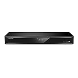 Panasonic DMR-BCT760AG Blu-Ray Player und Recorder mit Twin HD DVB-C Tuner, 500 GB Festplatte, 4K Upscaling, Ultra HD, Simultanaufnahme, Smart Ready, Schwarz
