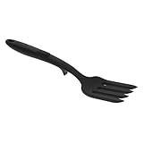 VALICLUD Silikon Kochgabel Hitzebeständig Antihaft für Pasta und Salat Ergonomischer Griff Vielseitig Einsetzbar Design Temperaturbeständig Küchenutensil