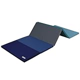 ALPIDEX Turnmatte klappbare Weichbodenmatte 185 x 78 x 3,2 cm Gymnastikmatte Sportmatte für zuhause Kinder Erwachsene, Farbe:blau