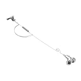 Hemobllo Angelrutenglocke mit Robuste Alarmglocke für Seenangeln Zuverlässiger Angelalarm für Bissanzeige Langlebig für Angler