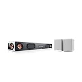 Teufel CINEBAR Ultima Surround 4.0-Set Soundbar Bluetooth mit aptX HDMI Surround Kino - Sound Speaker - Weiß