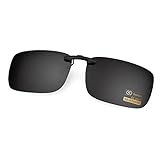 Goiteia Polarisierte Sonnenbrille Clip für Brillenträger - Sonnenbrille Zum Aufstecken Polarisiert, Sonnenbrillen Aufsatz Brille Damen Herren