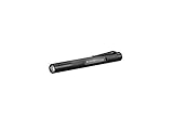 Ledlenser P4R Core LED Stiftleuchte, 200 Lumen, aufladbar mit Lithium Akku, fokussierbar, drei Helligkeitsstufen, Leuchtweite 95m, USB Ladekabel u. Clip, Penlight