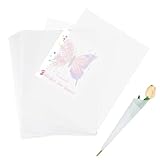 Transparentpapier Bedruckbar A4(30cm*21cm) - 50 Blatt 110g/m² Pergamentpapier zum Bedrucken, transparentpapier a4, Weiß, Universell und vielseitig einsetzbar