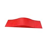 BVMKNI Skate-Rampe, Skateboard-Rampe, Trainingsgerät, Laufrad-Rampe for Kinder, for Roller, BMX, Rollschuhlaufen, Kinder, Jungen und Mädchen, Rot(Red)