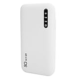 5G WiFi 6 Mobiler Hotspot, Hochgeschwindigkeits -Hotspot -Router -Unterstützung 16 Geräte mit SIM -Kartensteckplatz, 6100 MAh Tragbare Hotspot -Geräte Wasserdicht, für Reisen Im