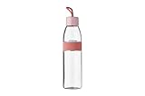Mepal - Wasserflasche Ellipse - Wiederverwendbare Trinkflasche - Auslaufsichere - Geeignet für kohlensäurehaltige Getränke - BPA-frei - 700 ml - Vivid mauve