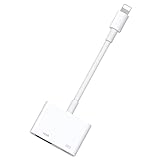 [Apple MFi Zertifiziert] Lightning auf HDMI Kabel, 1080P Digital AV HDMI Adapter für iPhone, HD Video Sync HDMI Display Konverter kompatibel mit iPhone/iPad zu TV/Projektor/Monitor