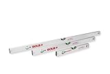 SOLA AV 40 SET - Wasserwagen-Set 40 cm + 80 cm + 120 cm - Präzise Wasserwaagen für Profis, Patentierte SOLA-FOCUS Libellen, Bessere Ablesbarkeit, Robustes Aluminiumprofil, 30 Jahre Dichtheitsgarantie