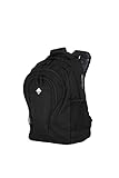 travelite Handgepäck für Reise, Freizeit und Sport, Gepäck Serie BASICS Daypack: Funktionaler Rucksack, 41 cm, 22 Liter, schwarz