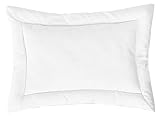 ZOLLNER flaches Kopfkissen für Kleinkinder - für Allergiker geeignet – Mischgewebe - waschbar bis 95°C – 40x60 cm - Hotelqualität