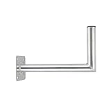 Premium X 45cm Wandhalter Aluminium SAT Wand-Halterung für Satellitenschüssel ALU Wand Halter 450mm