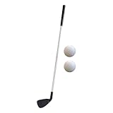 Fonowx Golf Chipper Club Golf Wedge, einziehbarer, Leichter Metallschaft mit 2 Bällen für Anfänger, Erwachsene, Kinder, Golfausrüstung, Erwachsene