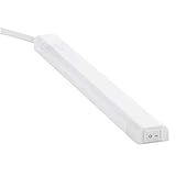 SEBSON LED Unterbauleuchte Küche 30cm, 4000K Neutralweiß, LED Lichtleiste mit Stecker und Schalter 230V, Indirekte Beleuchtung, Schrankbeleuchtung 24x13x300mm