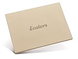 Enders® Pizzastein eckig 40x30, extra große Fläche für große Pizzen, ideal zum Zubereiten einer knusprigen Pizza oder süßem Gebäck, optimale Hitzespeicherung, optimale Hitzeverteilung, Cordierit #8775