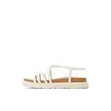Roxy Damen Brooke Flache Sandale, Weiss/opulenter Garten, 36 EU