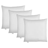 Bodyprotect Ecoline Kopfkissen 4 Stück 80 x 80 cm, 4er Set Kissen, Doppelpack Bettwaren Set aus 100% Mikrofaser, waschbar, weiß
