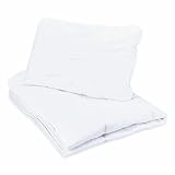 Amazinggirl Bettdecke Ganzjahresdecke 135 x 100 cm - Duvet Bett Decke Steppdecke Schlafdecke Steppbettdecke Quilt Bettzeug und Bettdecken mit Füllung aus Microfaser weiß