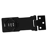 VILLCASE 1 Satz Passwort Schrankschlösser Mit Kombination Schloss Für Schrank Code Schließbügel Für Schrank Kleiderschrank Tür Kombinationskabinettsschlösser Black Eisen
