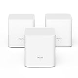 Tenda Nova Mesh WLAN WiFi 6 System, AX1500 Dualband WLAN Mesh Repeater & Router Kompatibel mit Amazon Alexa, mpfohlen für Häuser mit 3-5 Schlafzimmern,OFDMA und MU-MIMO, MX3 3er-Pack
