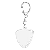 Yardwe Guitar Pick Holder Schlüsselanhänger Transparentes Aufbewahrungsetui für Gitarrenplektren Kompakt und Tragbar für Akustik und Gitarre Zubehör