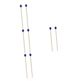 ibasenice 4 Paare Marimbaschlägel Schlägel Für Schlagtrommeln Trommelstock Aus Wollfilz Musikinstrumente Für Kinder Elektronische Drumsticks Hammer Aus Woll-acryl-mischung Blue