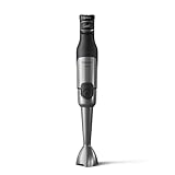 Philips 5000-Serie Stabmixer - 1200W Leistung. ProMix-Technologie. LED-Geschwindigkeitsanzeiger. Stufenlose Geschwindigkeitseinstellung. Kompaktes Design. Leicht zu reinigen. Schwarz (HR2681/00)